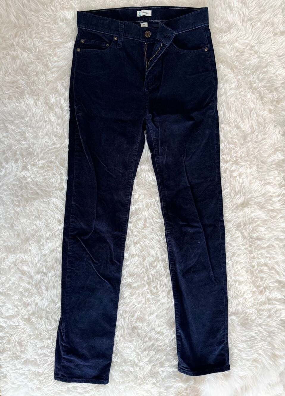 Crewcuts by J.Crew Boys Navy Blue Corduroy Pants Size 16